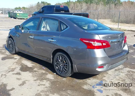 2016 Nissan Sentra S z USA, uszkodzony, nr VIN 3N1AB7AP5GY312109